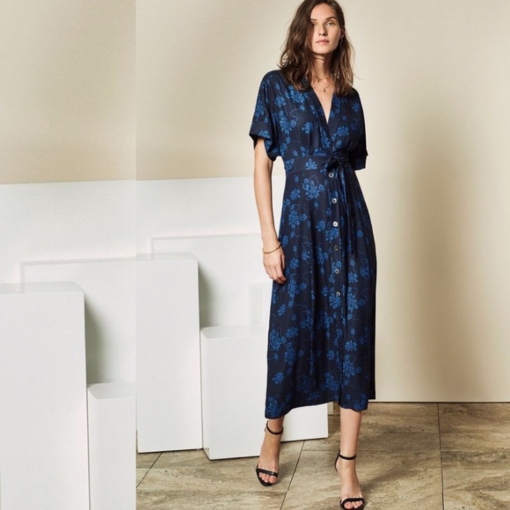 Equipment nauman navy dress new size 6 NEW WITH TAGS